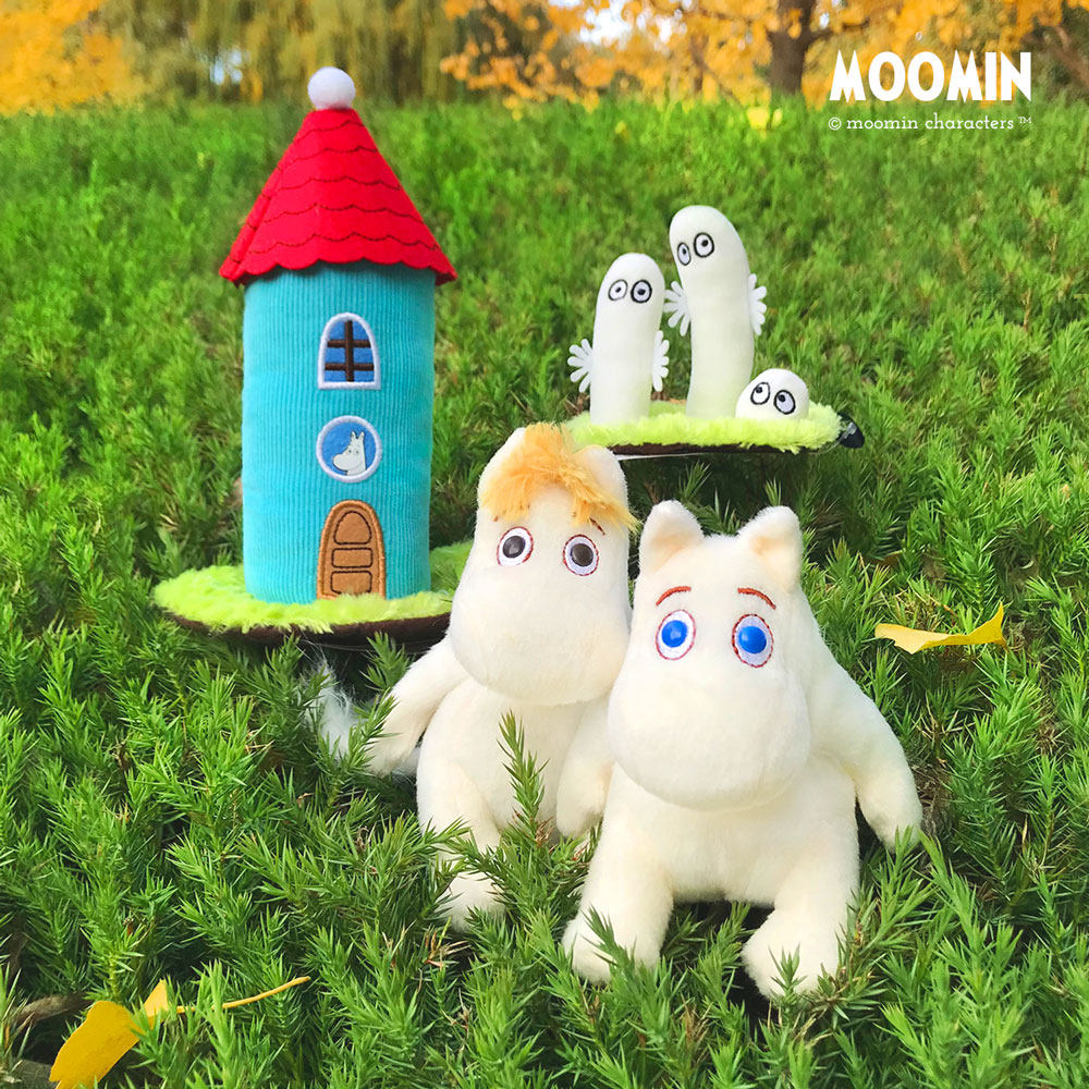 姆明moomin官方 正版歌妮树精细毛绒迷你公仔 日本sekiguchi进口