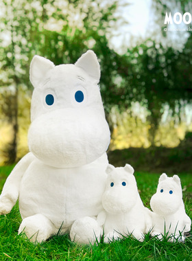 姆明官方 moomin毛巾绒柔软陪睡公仔 歌妮毛绒玩具pp棉 日本正版