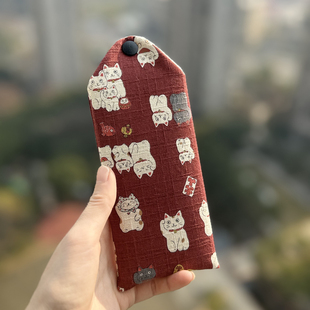 圆舞曲眼镜袋 太阳眼镜轻巧原创墨镜包 枫外加厚便携墨镜收纳包