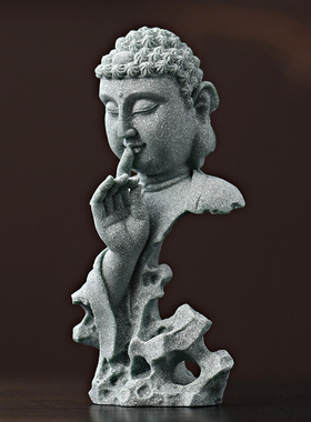 青砂石新中式释迦牟尼佛摆件