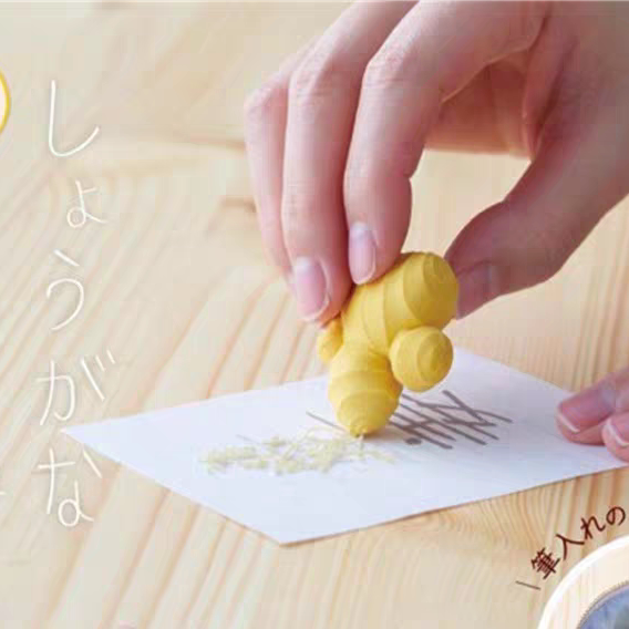 现货 正版 日本TAMA-KYU 生姜橡皮 食玩扭蛋仿真模型文具