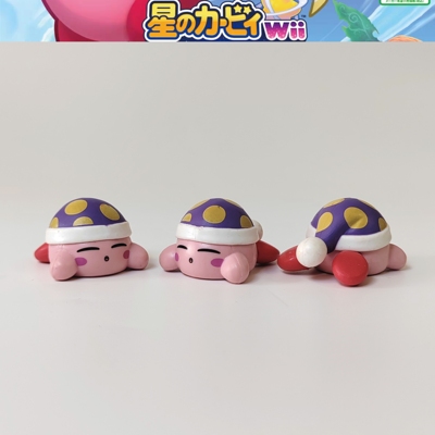 现货正版散货日本TOMY 扭蛋 星之卡比 Wii魔法洛亚 掌心公仔摆件