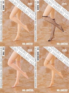 HASUKI 6女兵服饰3D立体长筒袜 无缝腿袜 LB020304非真人用品