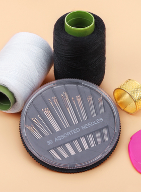 家用缝纫线缝补衣服针线套餐手工diy缝补线黑白手缝线彩色缝衣线