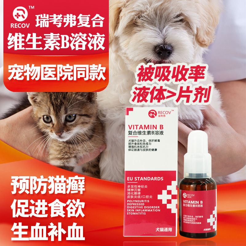 瑞考弗复合维生素vb液宠物猫狗皮肤病防猫癣补血营养 宠物/宠物食品及用品 猫狗通用营养膏 原图主图