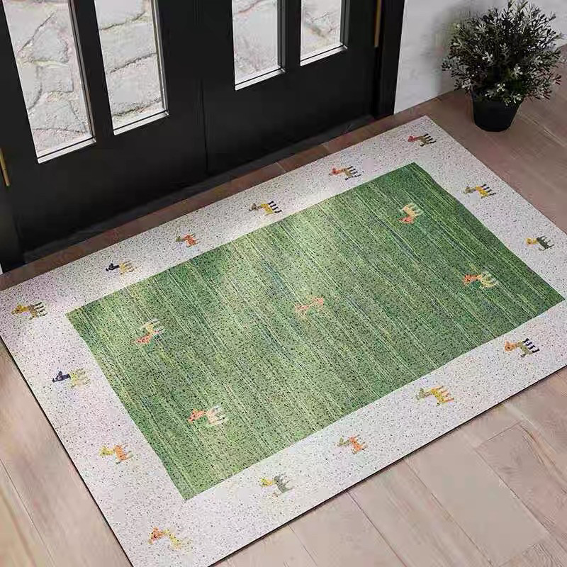 美式复古风入户门丝圈地垫波斯进门玄关除尘地垫家用防滑耐脏脚垫,居家布艺,入户地垫,淘宝优惠券,粉丝福利购,淘宝优惠卷