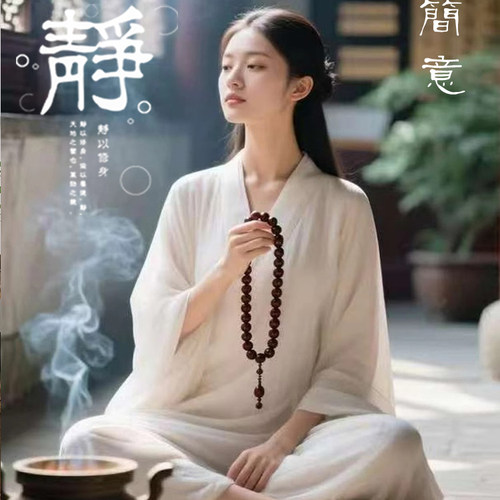 仙气疗愈禅服禅意风仙气