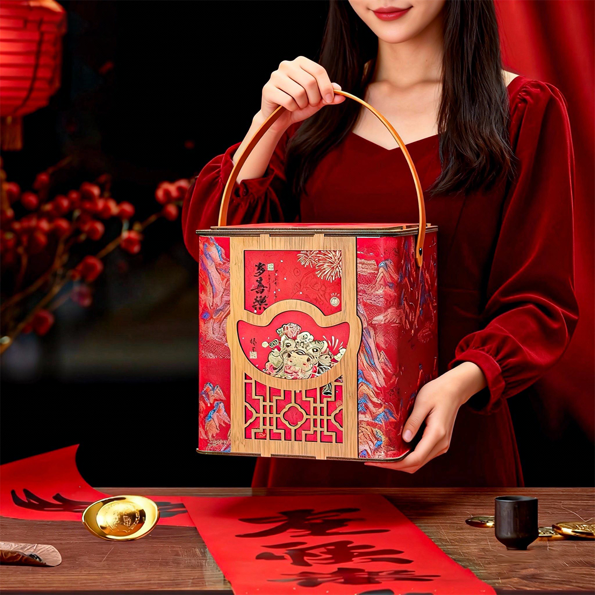 2026新年礼物春节年货空礼盒干货