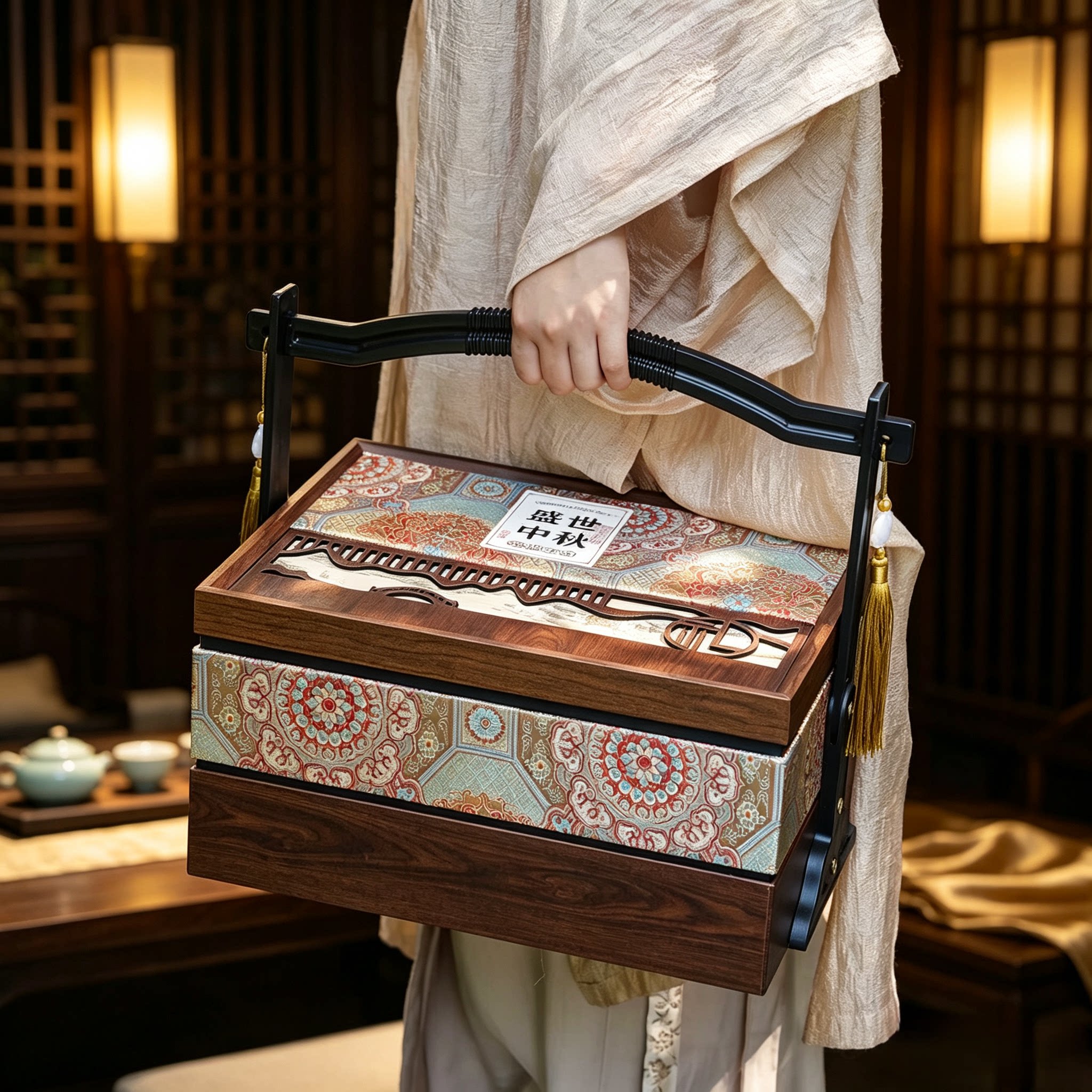 高档月饼包装盒中秋节月饼礼品盒
