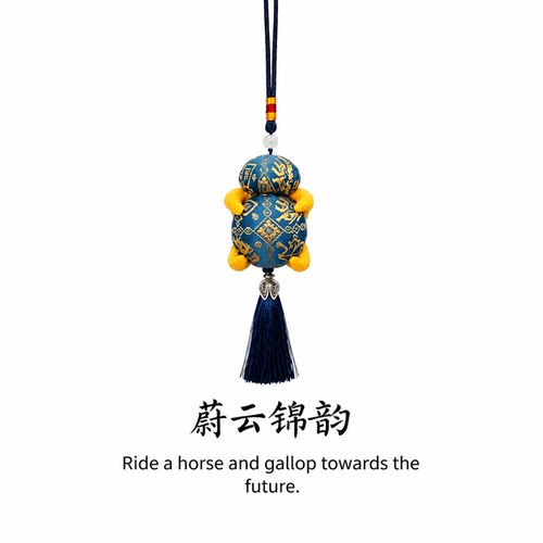 广西非遗麽乜香薰挂件吉祥物挂饰