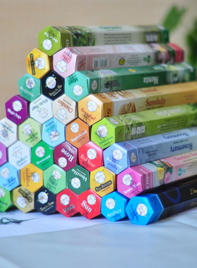 进口正品Flute印度香香薰线香檀香花香家用室内卫生间持久除臭