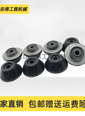 适用小松PC138US 160-7机脚胶康明斯4D102大机头发动机减震胶挖机