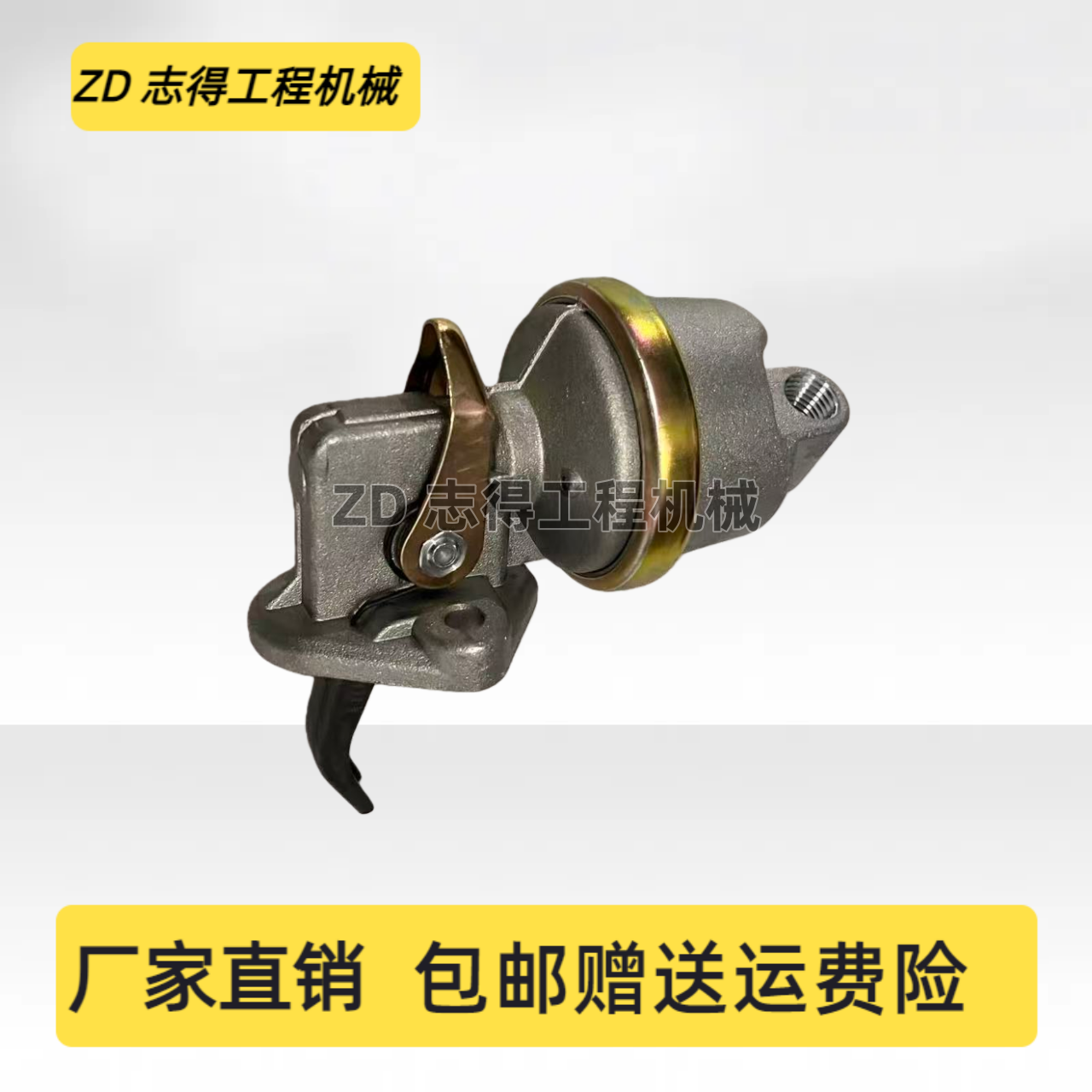 康明斯4BT/6BT5.9发动机输油泵3904574/3904374手油泵挖掘机配件