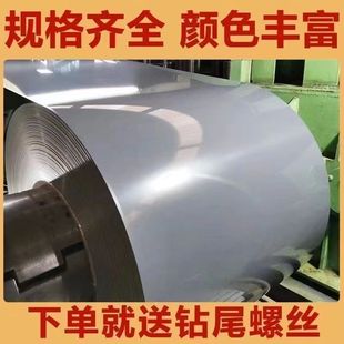 彩钢板铁皮板不锈钢铁皮瓦皮铁板单板屋顶小房软房屋顶防水平板