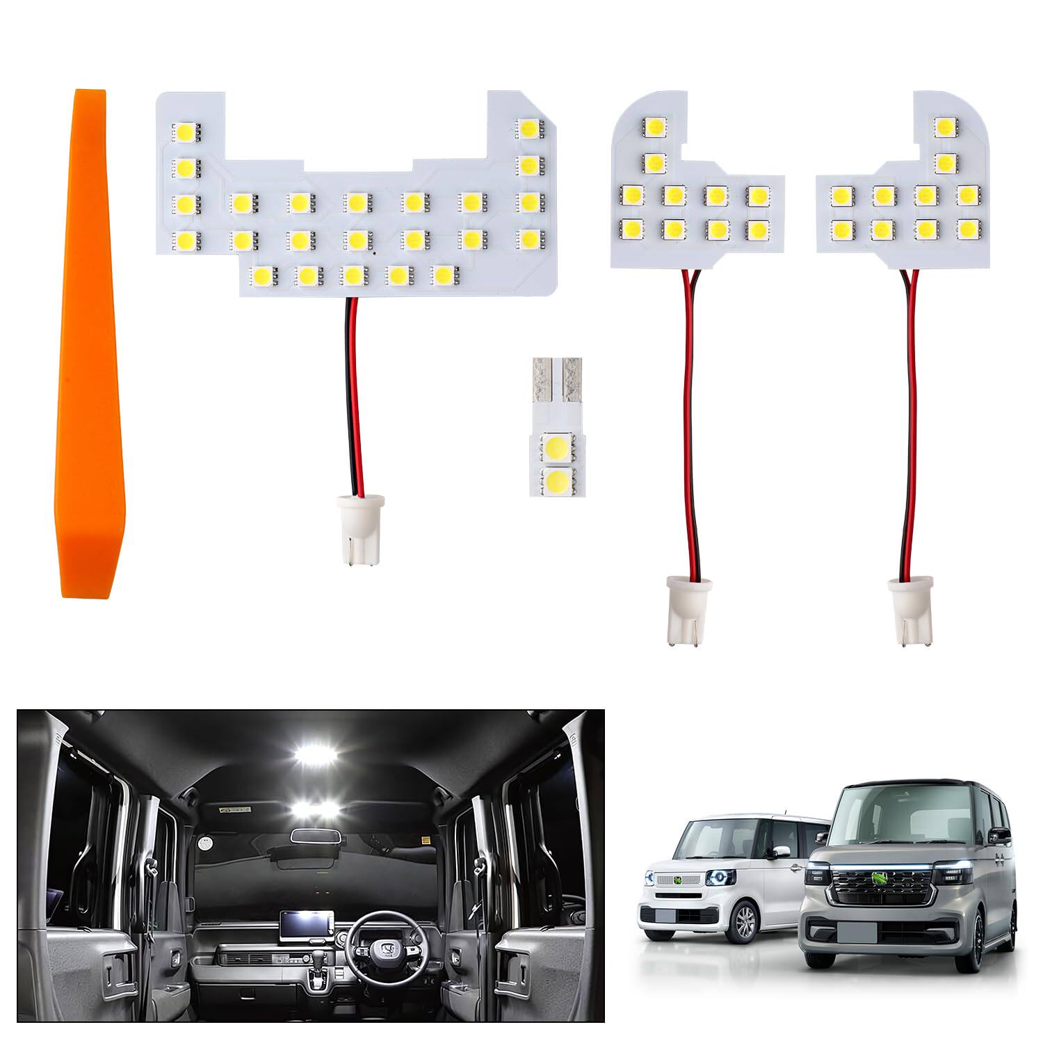 适用本田NBOX JF5 JF6 N-BOX 专用 LED阅读灯 室内灯车顶房灯白光