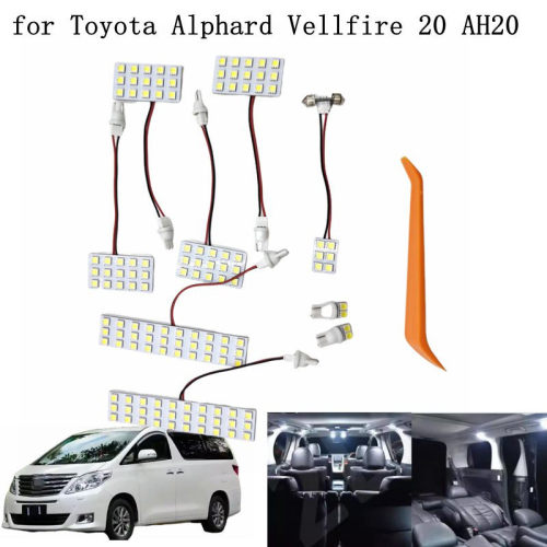 适用埃尔法20系款室内灯ALPHARD/VELLFIRE 08-14 款白光阅读房灯
