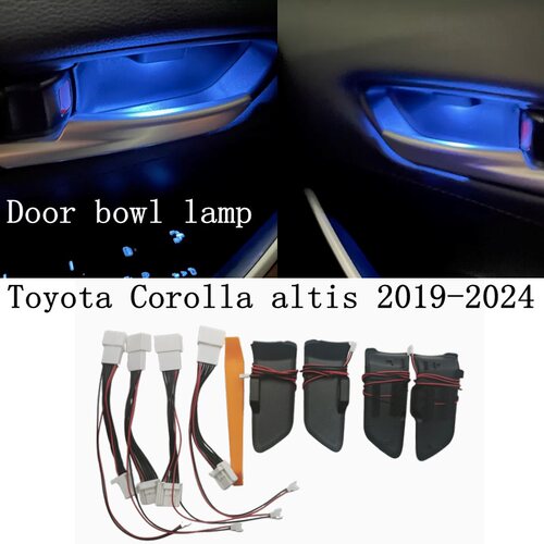 适用TOYOTA 12代 ALTIS/Cross 19-24手把燈、氣氛燈、門碗燈 直上