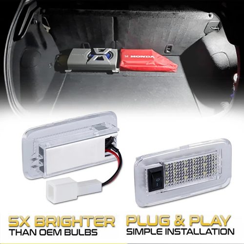 适用丰田NOAH诺亚VOXY70系90系LED后备箱灯ISIS 10系行李箱尾箱灯