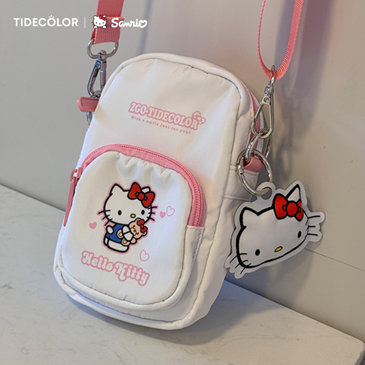 hellokitty手机包 凯蒂猫斜挎小包包迷你儿童女童三丽鸥生日礼物