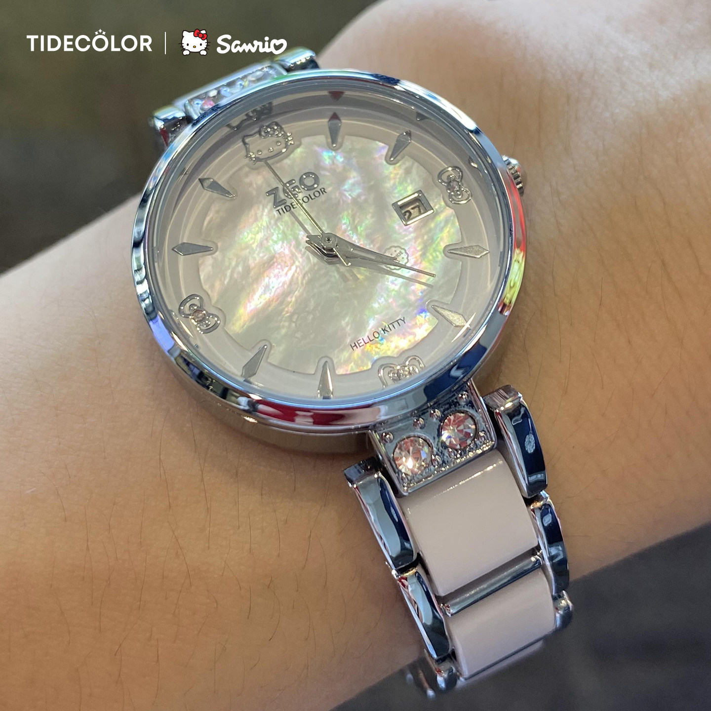 凯蒂猫轻奢手表女孩生日礼物