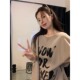 长款 美式 宽松休闲韩版 t恤女夏2026新款 上衣 复古小众潮牌纯棉短袖