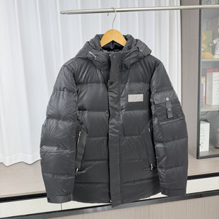 盟锐卡90白鸭绒！质感哑光面料！冬季男防水防风中长款羽绒服外套