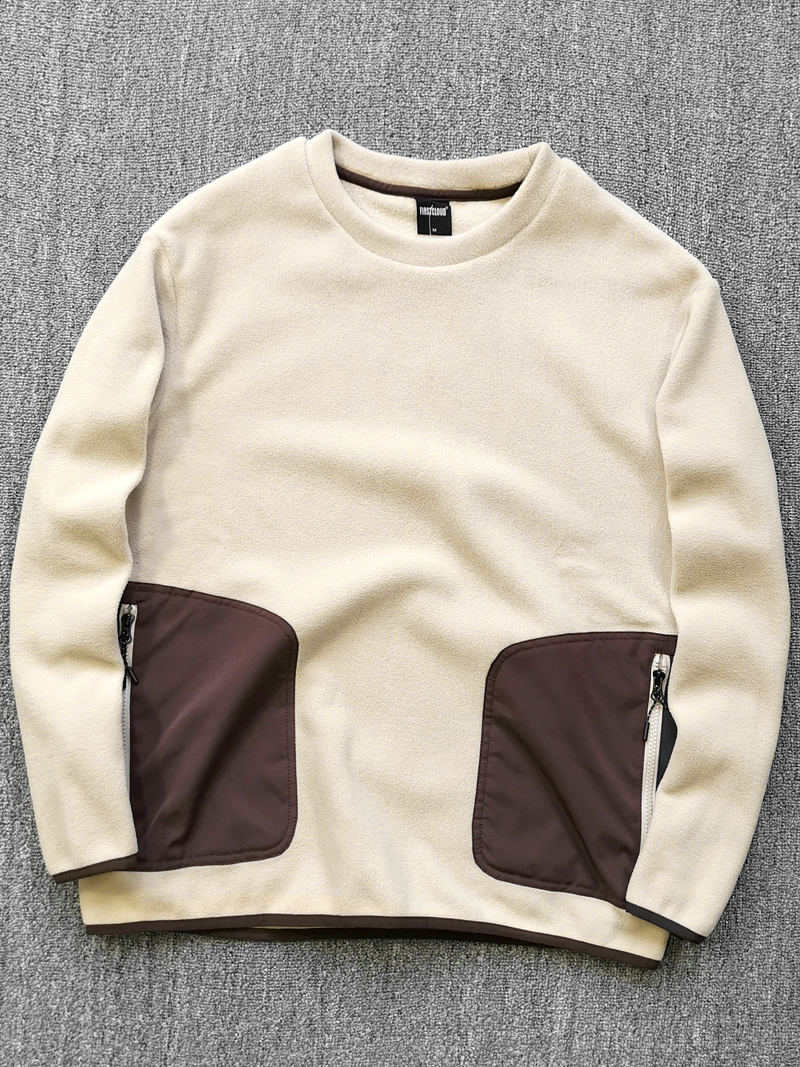 特卖/买到赚到 超柔摇粒绒自发热锁温秋冬男士简约套头衫休闲卫衣