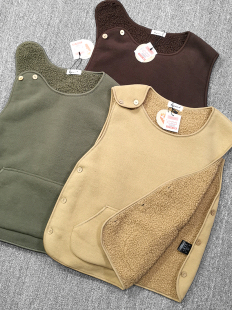 日单380g超细摇粒绒羊羔绒保暖秋冬男女圆领休闲背心套头马甲外套