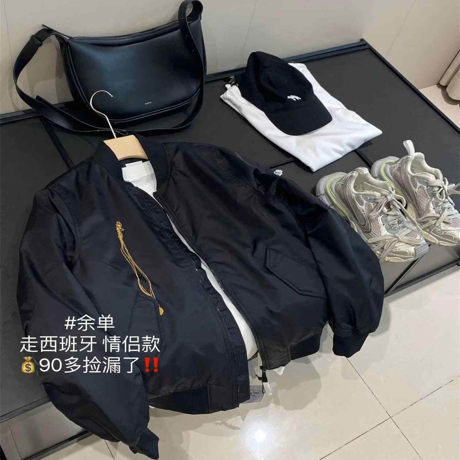 IN BLUE 走西班牙！69欧元~秋冬保暖防风立领棉服外套棒球服情侣