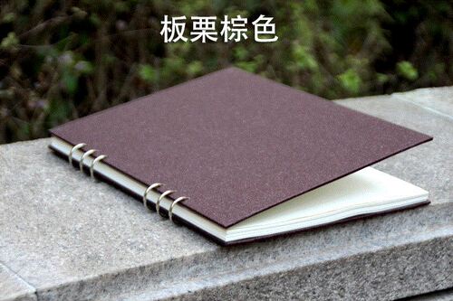 简约小方格横线插画a4活页笔记本