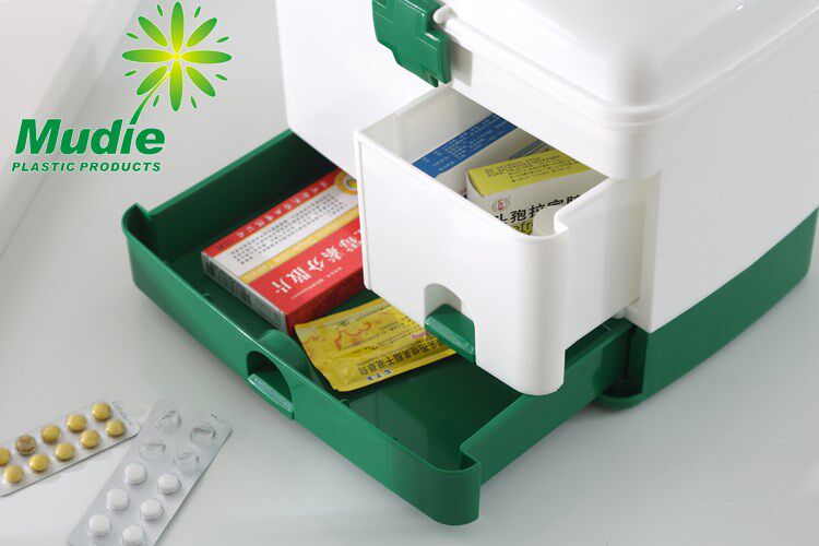 儿童药箱抽屉大号收纳盒家用宝宝药盒多层用品薬箱容量扣锁家庭分