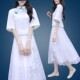 2020年新款 旗袍仙女款 连衣裙女夏装 改良女民国风汉服裙子超仙森系