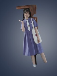 香芋紫色连衣裙女装2020年春夏新款显瘦桔梗裙初恋裙子森系