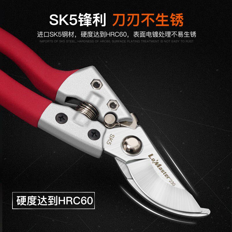 园艺剪刀 剪树枝园林剪子剪果树剪花枝家用修树枝苹果树梨树花