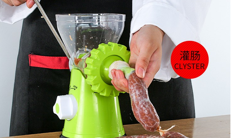 绞花生绞肉机绞鱼肉鲜香肉饼带灌肠嘴肉丸汤卫生清洗放心家用