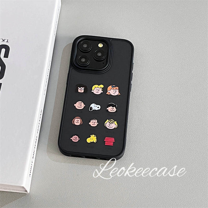 IPHONE 15 PRO MAX 휴대폰 케이스 14 APPLE 13 낙하 방지 12 소프트에 적합한 새로운 고급 크리에이티브 스누피
