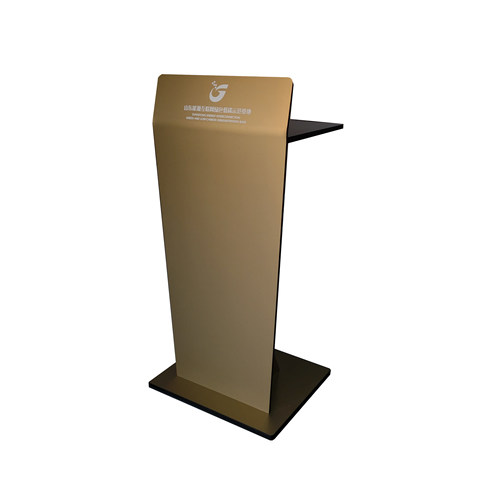 亚克力演讲台尊阁定制接待台迎宾