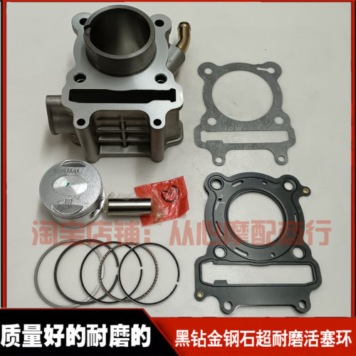 适用SYM三阳fiddle飞度4踏板车XS125T-16A-16C中缸缸套缸筒活塞环