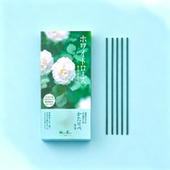 香薰香放松极少烟花香盒装 日本香堂进口 白玫瑰精油线香底座