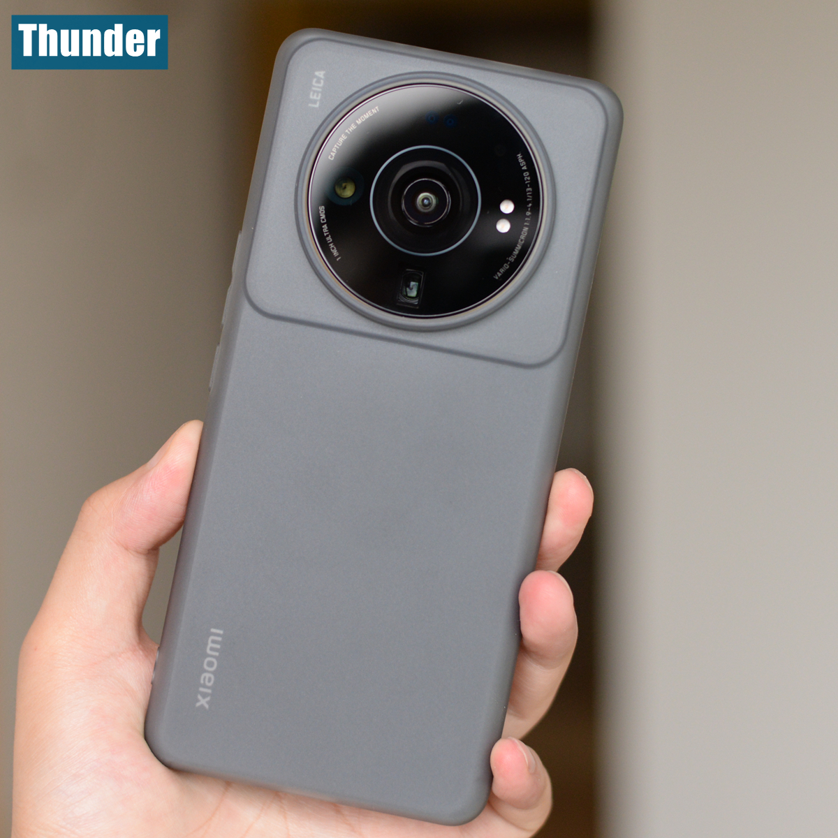 Thunder 适用于小米12sUltra超薄磨砂12s手机壳12spro透明12软壳12pro白