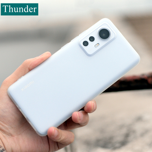 Thunder 适用于小米12手机壳12Pro保护超薄磨砂防摔12X硅胶全包11素皮版