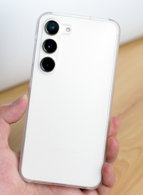 Thunder 三星S22半透明磨砂手机壳S22Ultra半包硬壳S22+不发黄S21新款定制S23防摔PC套S23ultra简约ultra