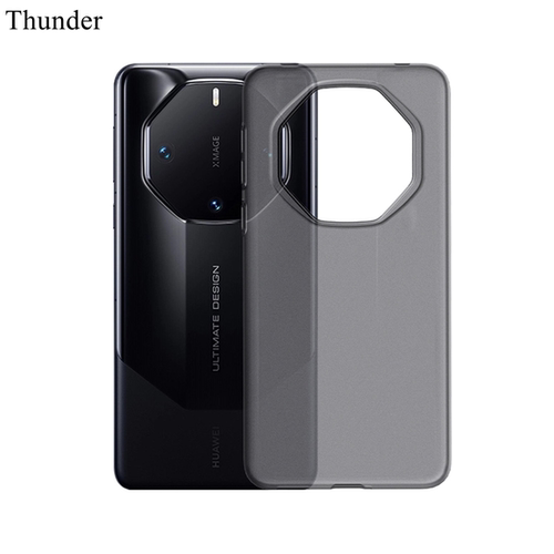 Thunder 新品华为mate60RS非凡大师版超薄PP手机壳mate60磨砂透明mate60Pro硅胶按键不发黄保护套简约+新品