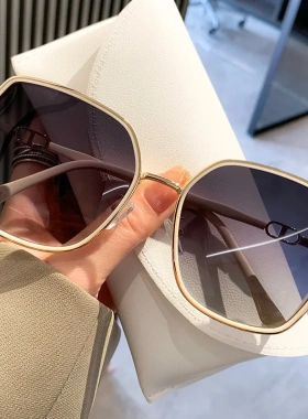墨镜女士2024新款高级感防紫外线强光偏光太阳镜可配近视度数眼镜