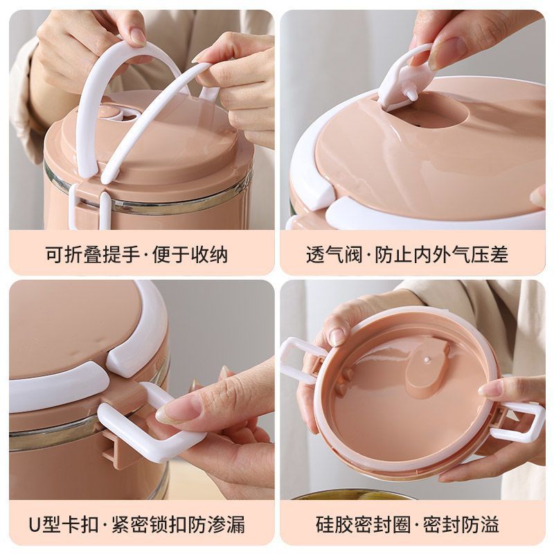 加厚不锈钢饭盒成人上班族大容量