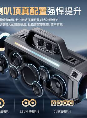 蓝牙音箱户外广场舞带话筒K歌伴
