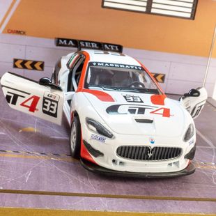 GT4合金拉力赛车模型回力声光汽车摆件收藏男孩 彩珀仿真MC