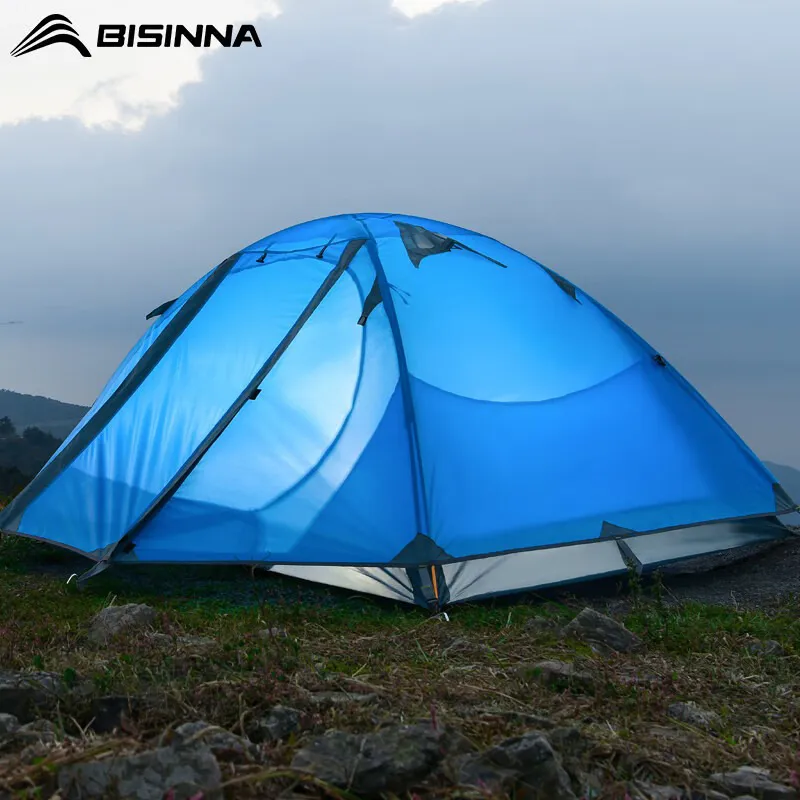 北山狼户外徒步露营帐篷野营帐篷双人双层帐便携式防风透气登山