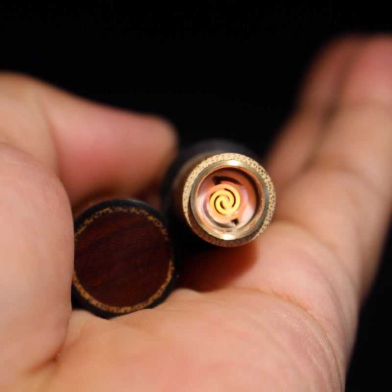 复古梅鹿竹火折子吹气打火机吹一