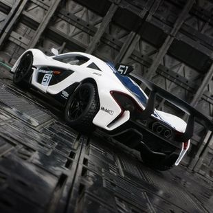 GT合金赛车R模型汽车摆件收藏可开门玩具车 斯速卡仿真P1